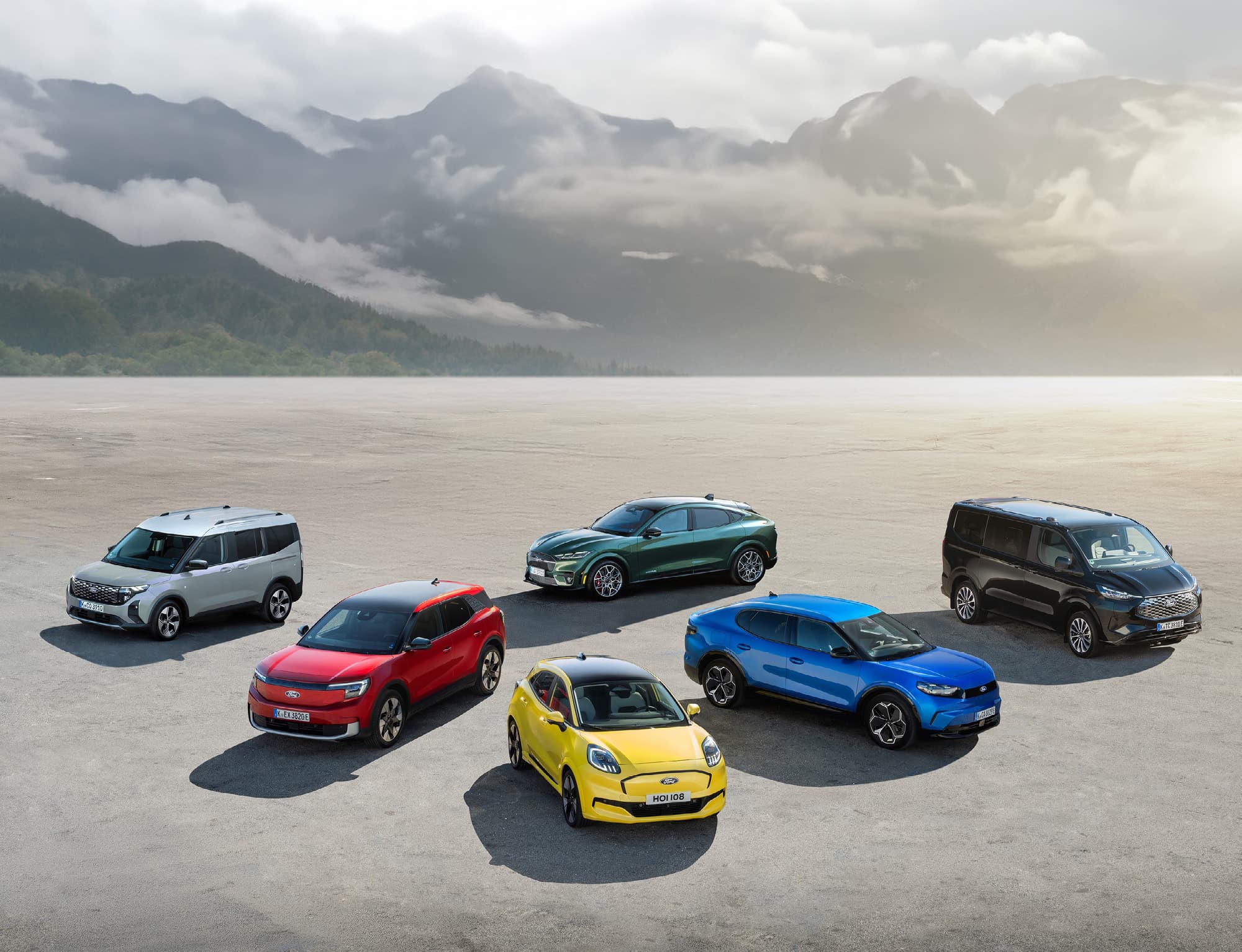 Al de modellen voor Particulieren van Ford